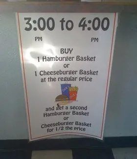 Jack's Hamburgers Special