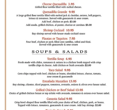 Maya Mexican Restaurant - Appetizers