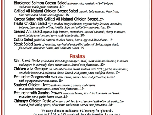 Salads and Pasta