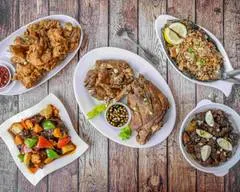 Spread of Filipino dishes from Via Mare of America