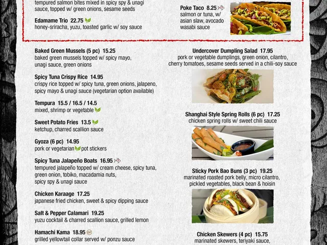 Sushi Confidential Campbell menu page 5