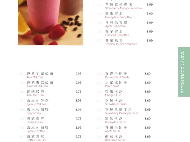 Tasty Noodle House complete menu page 15, house entrees