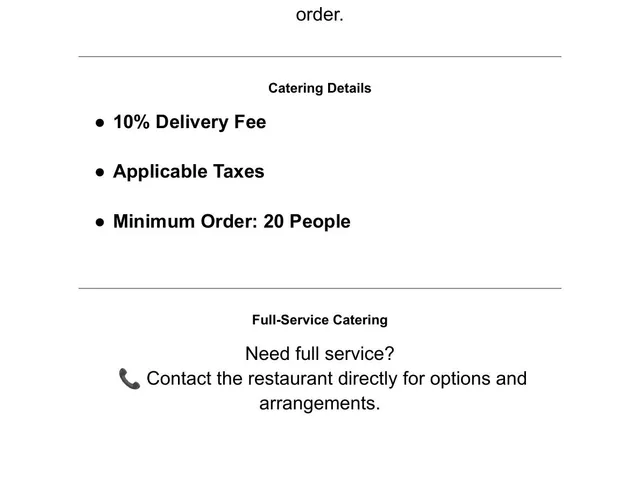 Chicago Curry House catering menu service information