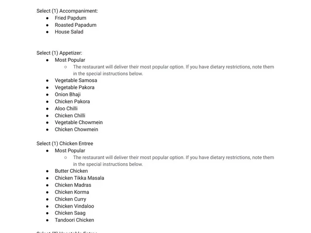 Chicago Curry House catering menu ordering information