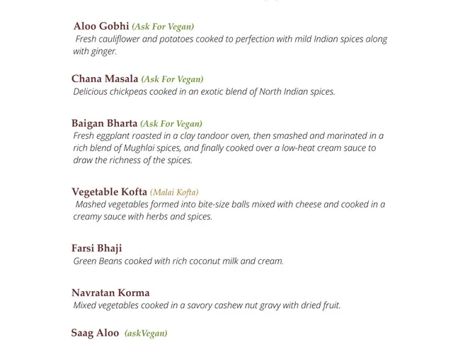 Chicago Curry House catering menu paneer curry selections