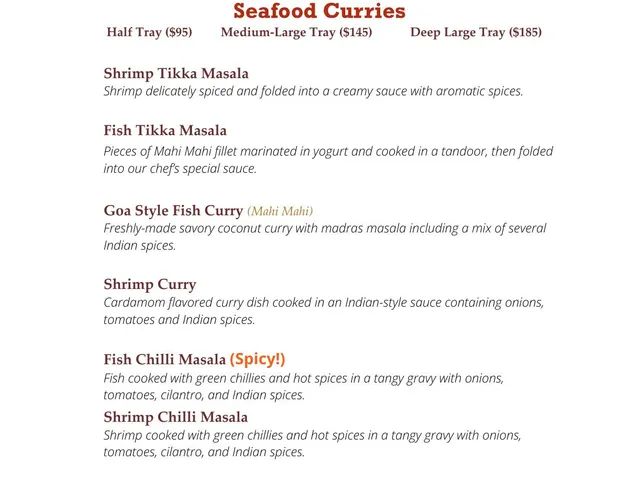 Chicago Curry House catering menu lamb curry selections and prices