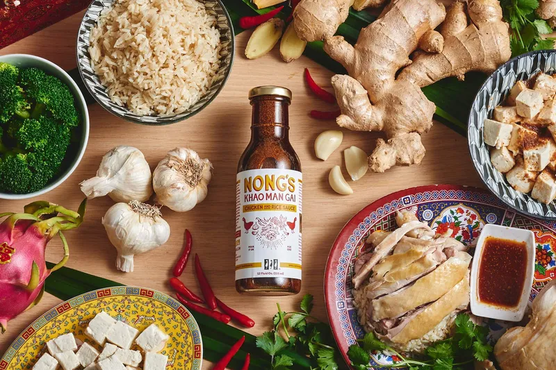 Khao man gai chicken and rice from Nong's Khao Man Gai