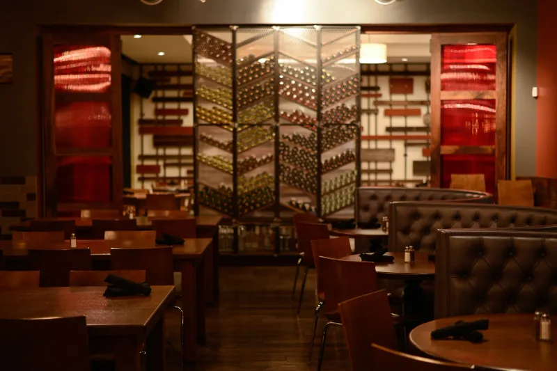 Dining room at Eatery A in Des Moines