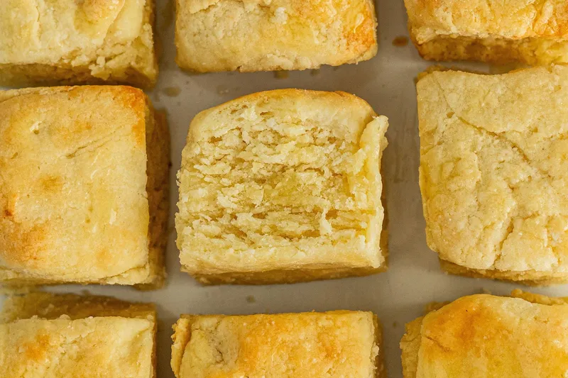 Fresh-baked buttermilk biscuits at Callie's Hot Little Biscuit