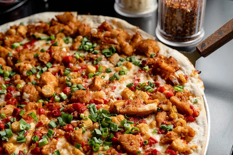Pizza at Fong's Pizza in Des Moines