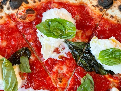 Pizza at Ken's Artisan Pizza