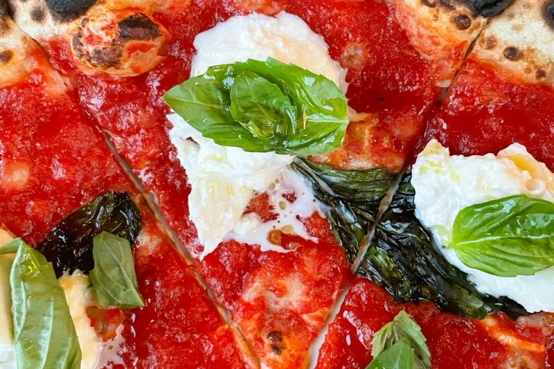 Pizza at Ken's Artisan Pizza