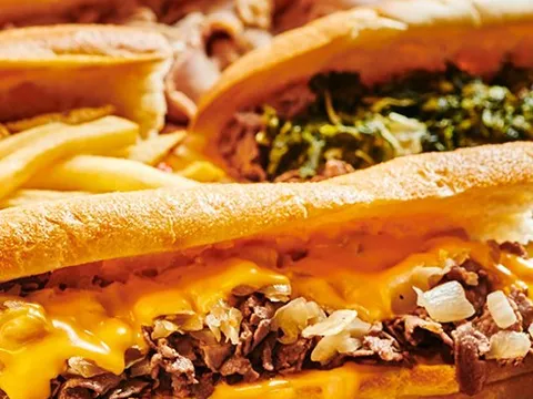 Cheesesteaks and roast pork sandwiches at Tony Luke's