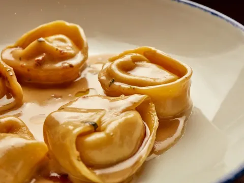 Filled pasta in sauce served at Giant in Chicago