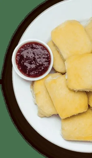 Buttermilk biscuits with jam at Loveless Cafe