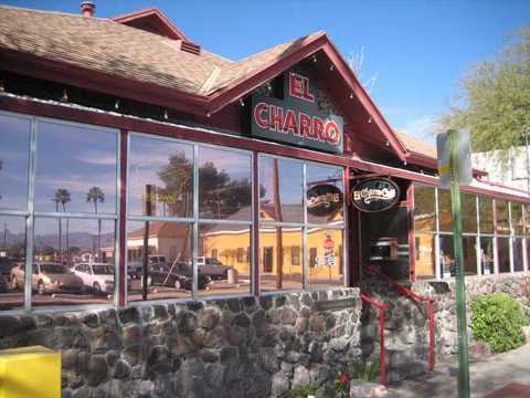 Historic El Charro Café exterior in downtown Tucson