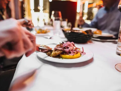 Plated dish at Red PrimeSteak