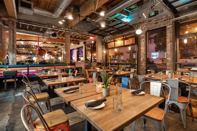 Interior dining room at Puesto La Jolla