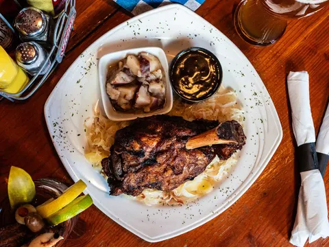 German food at Hessen Haus in Des Moines