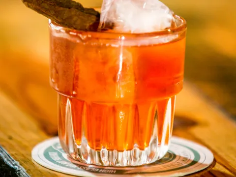 Calle Ocho Old Fashioned cocktail at Ball & Chain