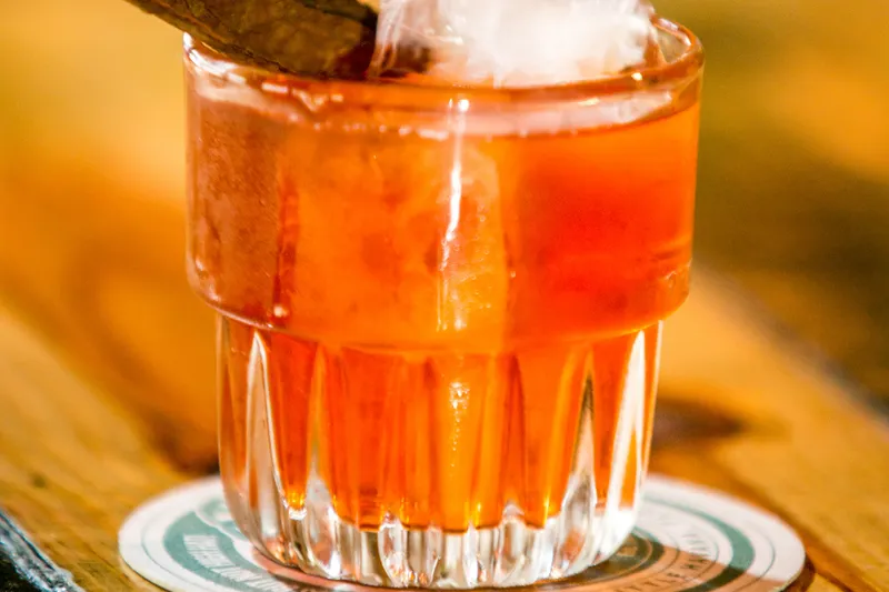 Calle Ocho Old Fashioned cocktail at Ball & Chain
