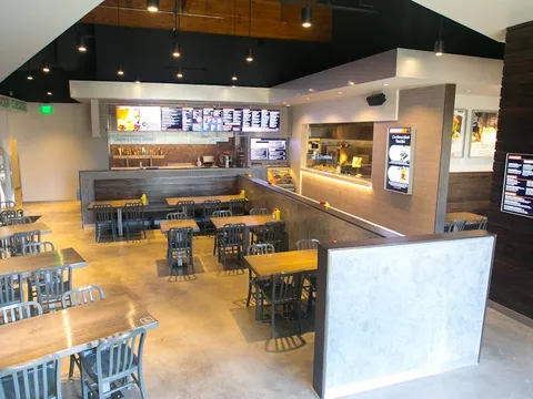 Interior dining area of The Stand in Irvine