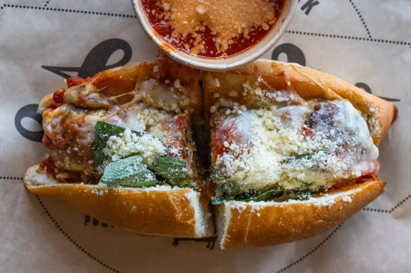 Sandwiches at Lardo Hawthorne
