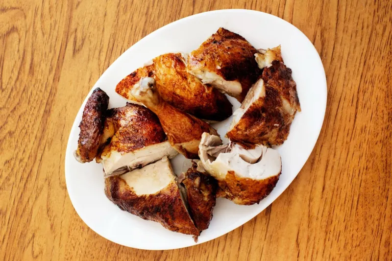 Rotisserie chicken at Brasa Premium Rotisserie