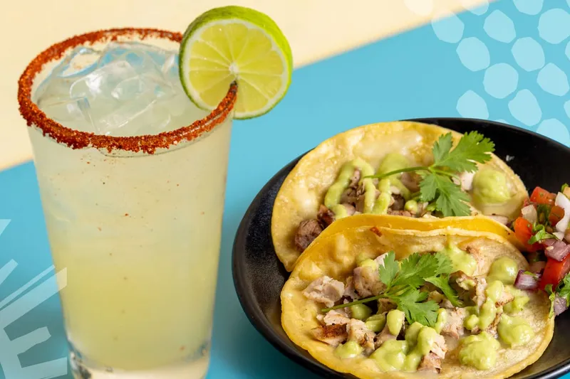Tacos and margarita from Solita Tacos & Margaritas