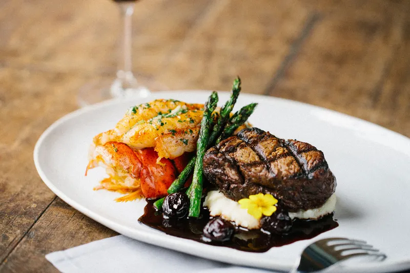 Surf and turf plate at Duke's Waikiki