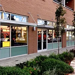 Storefront exterior of Yats on Massachusetts Avenue