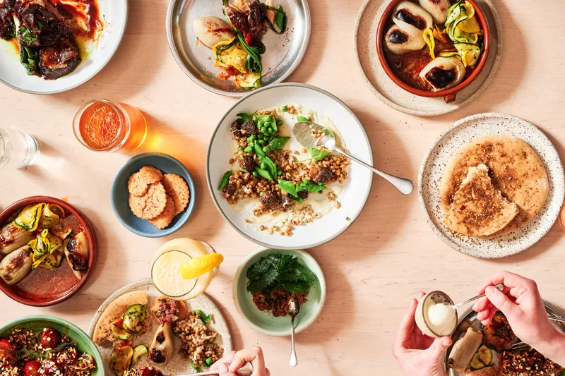 Vegetable dishes at Tusk