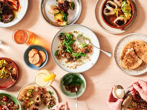 Vegetable dishes at Tusk