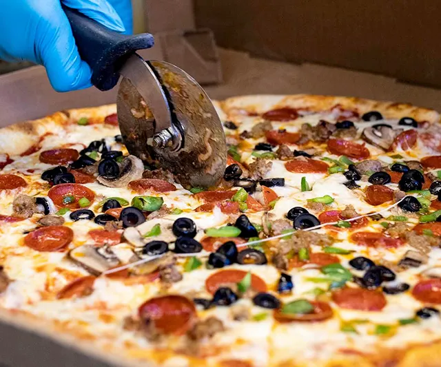 Supreme pizza from Pizza Times