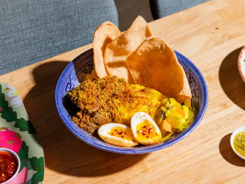 Beef rendang from Gado Gado