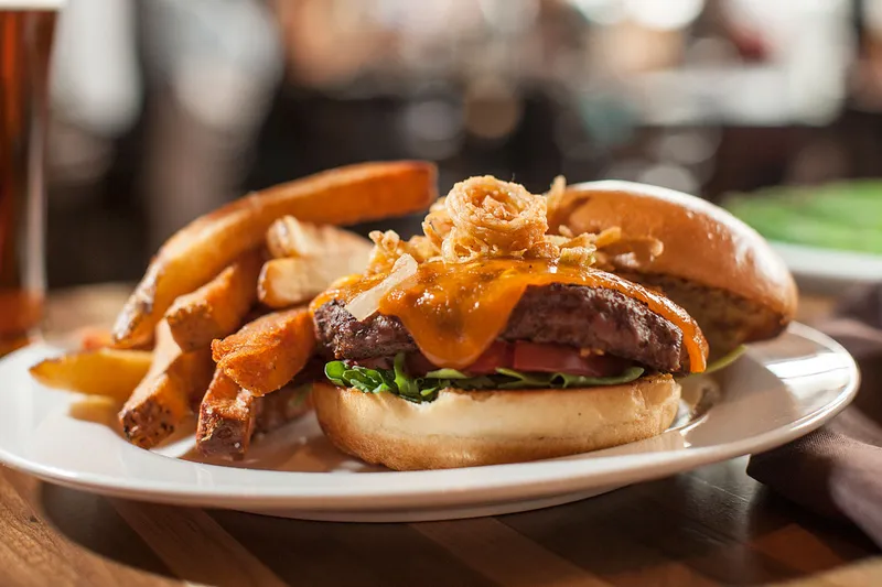 Burger from George and the Dragon