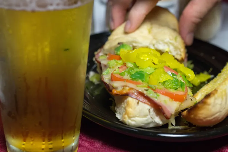 Garibaldi sandwich at Porta Bella in Madison