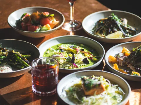 Mediterranean dishes at Dolly Olive