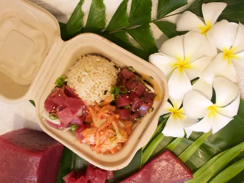 Poke bowl at Da Poke Shack