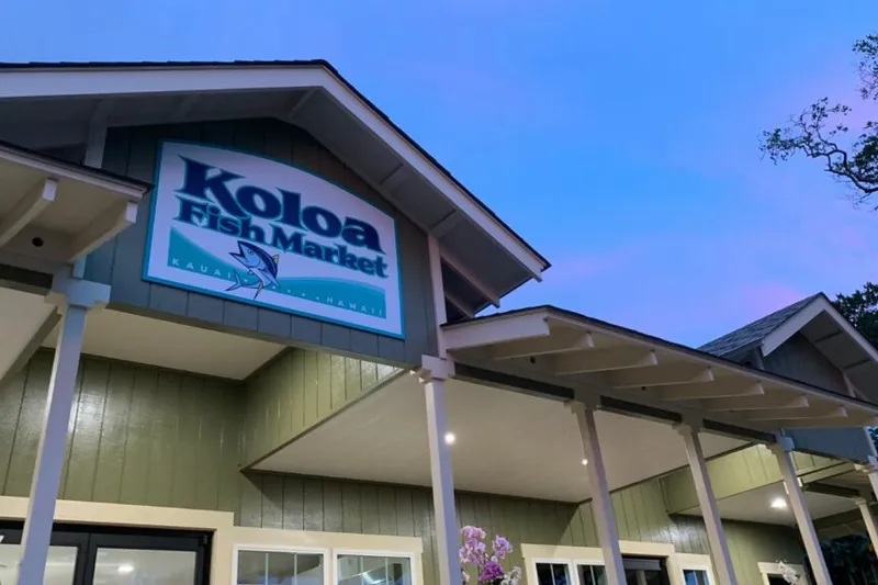 Storefront of Koloa Fish Market