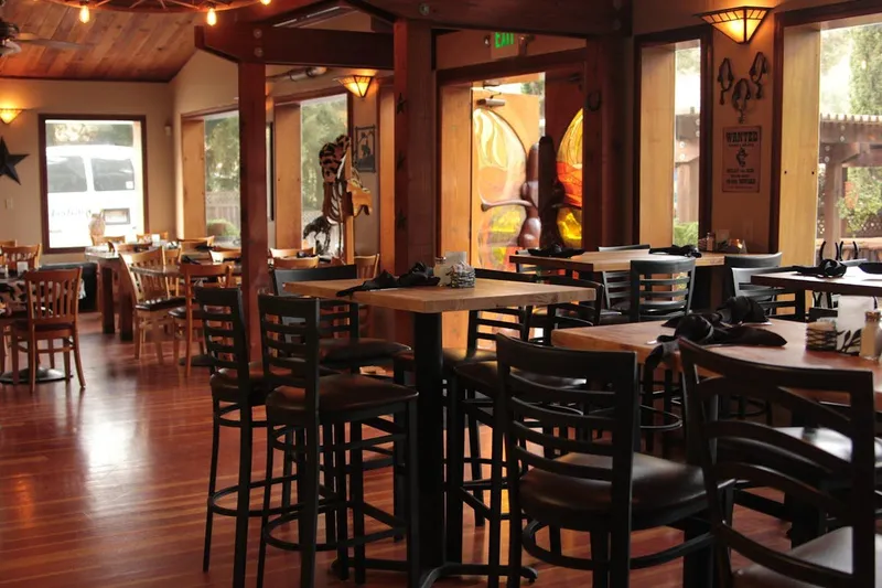 Dining room at Cowboy Bar & Grill in Felton
