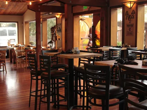 Dining room at Cowboy Bar & Grill in Felton