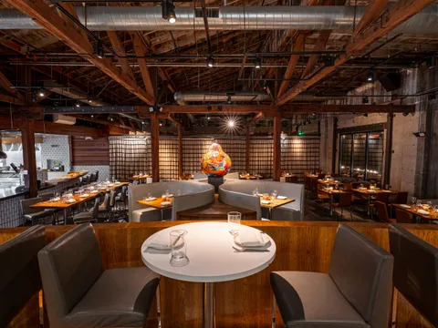 Dining room at Juniper & Ivy in Little Italy