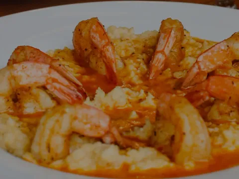 Shrimp and grits at Nola's Creole and Cocktails