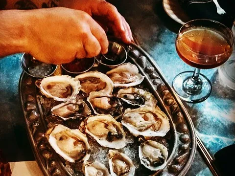 Oysters at Little Pearl Oyster Bar in Boise
