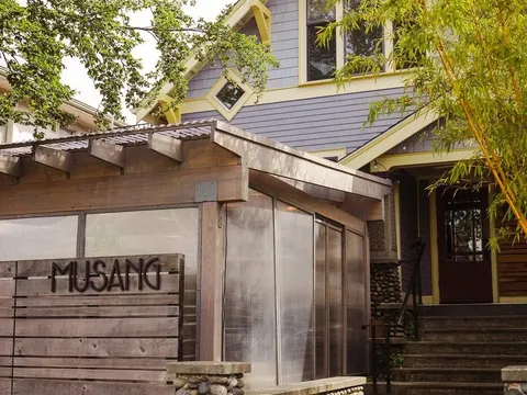 The Musang restaurant house and entrance in Seattle's Beacon Hill neighborhood
