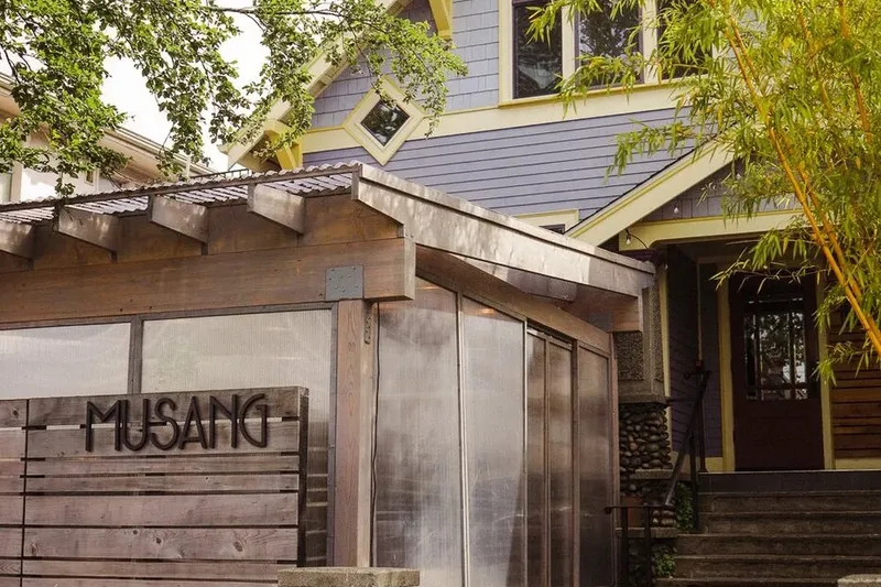 The Musang restaurant house and entrance in Seattle's Beacon Hill neighborhood